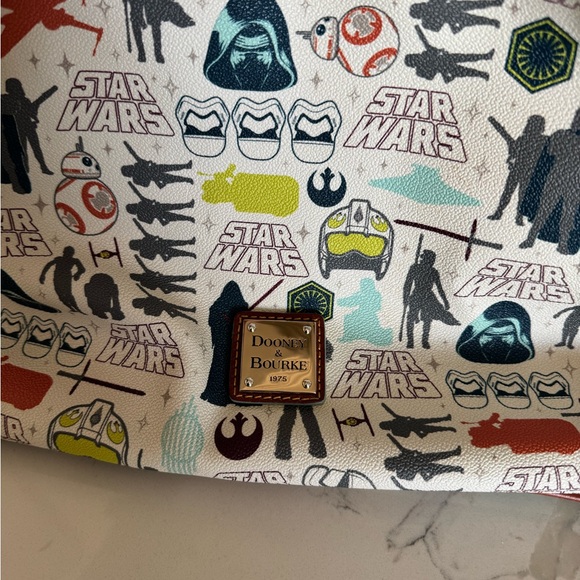 Star Wars Enthusiast Dooney and Burke Bag  over the shoulder bad - Picture 3 of 5